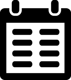 Calendar Symbol Contour Svg Vector, Free Vectors File